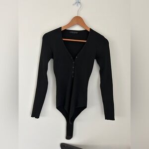 FINAL TOUCH LONG SLEEVE BODYSUIT - size S